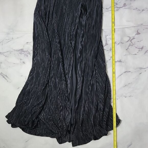 Lulus Black Plisse Strapless Maxi Dress - Picture 6 of 8
